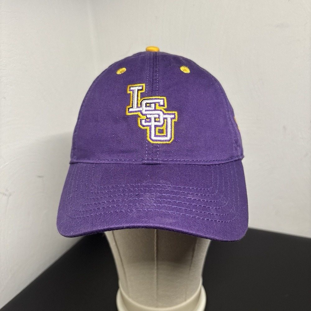 LSU Tigers Purple Legacy Baseball Cap Hat Strapback Adult Unisex Football Casual